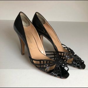 Sigerson Morrison patent leather black pumps